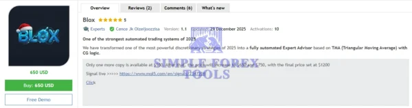 Blox EaA MT4 MQL5 Review-simple-forex-tools