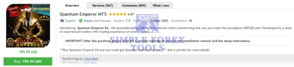 Quantum Emperor EA MT5 License Key Group Buy - MQL5 Review-simple-forex-tools