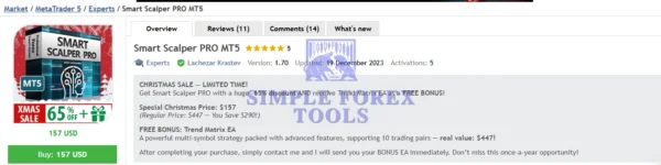 Smart Scalper PRO MT5 Original License Key Group Buy MQL5 Review-simple-forex-tools