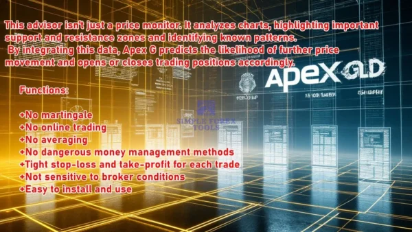Apex G MT4 EA - NO DLL | Advanced Gold EA Robot for XAUUSD (MT4) Apex G MT4 EA Review-simple-forex-tools
