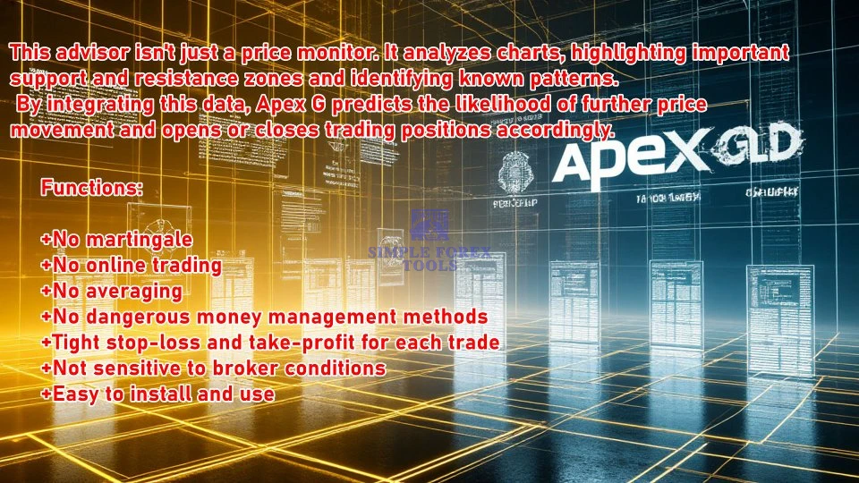 Apex G MT4 EA - NO DLL | Advanced Gold EA Robot for XAUUSD (MT4) Apex G MT4 EA Review-simple-forex-tools