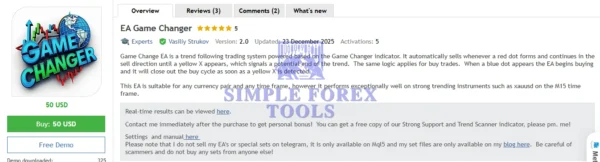 EA Game Changer MT4 MQL5 Review-simple-forex-tools