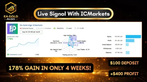 EA Gold Algo MT4 V4.0 - MYFXBook +49,265% Verified Gain | Advanced Gold Breakout Trading Robot | Live Results (2026) | Unlimited EA Gold Algo MT4 Review 1-simple-forex-tools