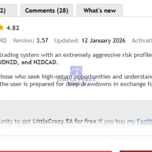 LittleCrazy MT5 EA - MYFXBook +355524% Income | LifeTime Update LittleCrazy MT5 EA MQL5 Review-simple-forex-tools