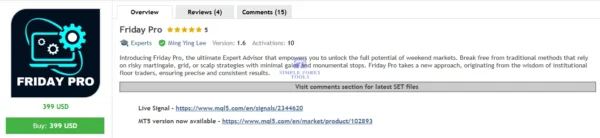 Friday Pro MT4 EA MQL5 Review-9