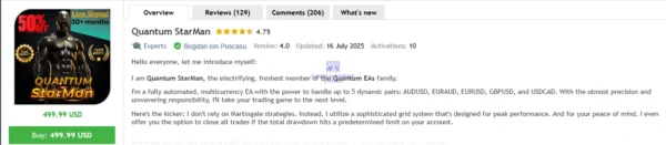 Quantum StarMan MT5 MQL5 Review
