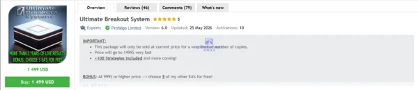 Ultimate Breakout System MT5 - Myfxbok Low Drawdown | SetFile Ultimate Breakout System MT5 MQL5 Result