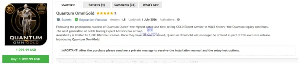 Quantum OmniGold MT5 MQL5 Review